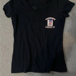 Harley Davidson Women’s Vneck Shirt Authentic Dealer T-shirt Motorcycle Size Med